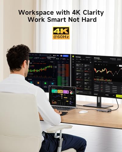 14-in-1 USB C Dual Monitor Docking Station