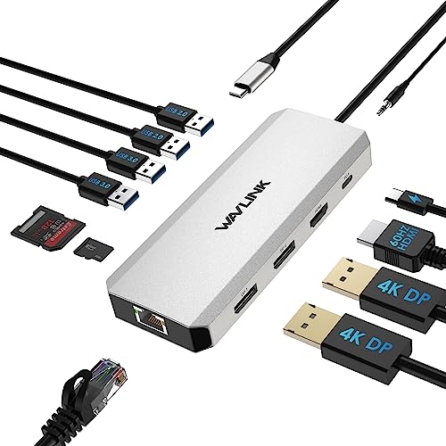 12-in-1 USB-C Triple Display Docking Station