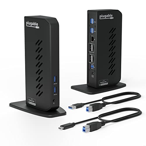 Dual 4K USB-C Docking Station for Windows/Mac