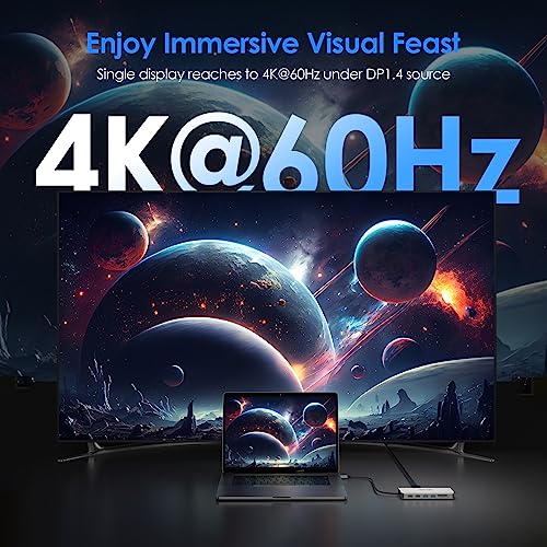 12-in-1 USB-C Triple Display Docking Station