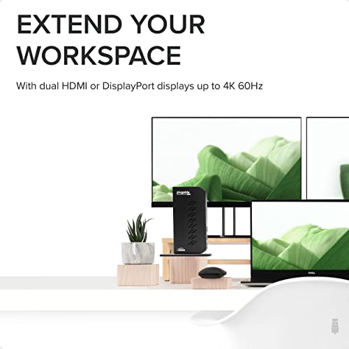 Dual 4K USB-C Docking Station for Windows/Mac