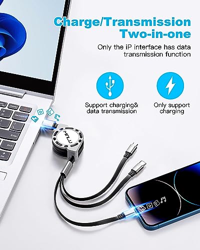 3-in-1 Retractable Fast Charging Cable Set