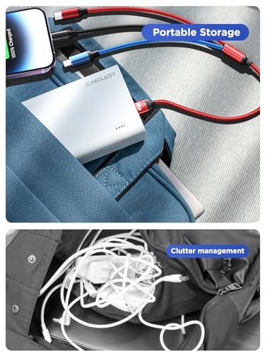 3-in-1 Fast Charging Cable, 1FT (2-Pack)