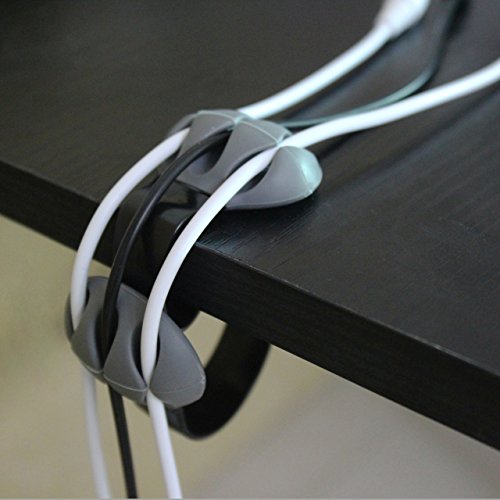 3-Pack Upgraded Cable Clips for Desktop Organization