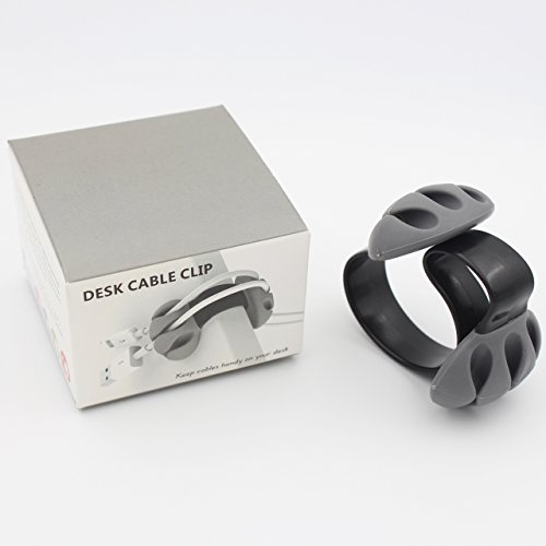 3-Pack Upgraded Cable Clips for Desktop Organization