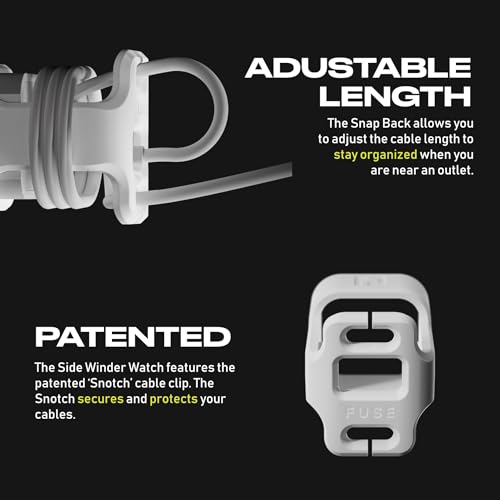 Snap Back Charger Winder for Apple Devices