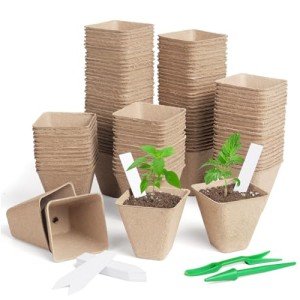 150 Pack Peat Nursery Pots for Seedlings
