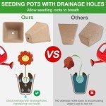 150 Pack Peat Nursery Pots for Seedlings