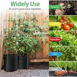 4 Pack Heavy Duty Potato Grow Bags with Flap