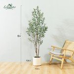 6Ft Artificial Olive Tree for Home Decor