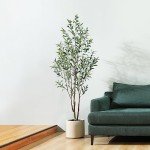 6Ft Artificial Olive Tree for Home Decor