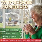 Window Bird Feeder with Strong Suction Cups