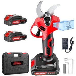 Cordless Electric Pruning Shears with LCD Display