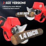 Cordless Electric Pruning Shears with LCD Display