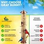 Squirrel-Proof Hanging Bird Feeder - 16 Inches