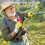 Cordless Electric Pruning Shears with LCD Display