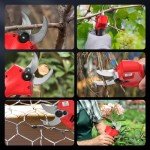 Cordless Electric Pruning Shears with LCD Display