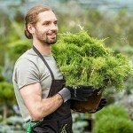 Men's COOLJOB Rubber Coated Gardening Gloves - 6 Pairs