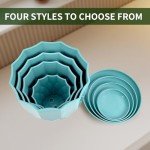 Vodotion Flower Pots with Drainage for Indoor Plants