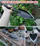 Heavy-Duty Carbon Steel Garden Trowel with Grip