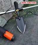 Heavy-Duty Carbon Steel Garden Trowel with Grip