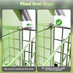 Hanging Metal Bird Feeder with Suet Cages