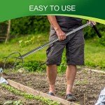 Walensee Twist Tiller Hand Cultivator with Removable Claw