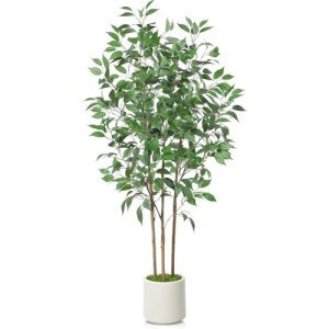 5ft Tall Faux Ficus Tree for Indoor Decor