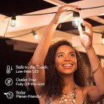 Solar Powered Outdoor String Lights – 27 ft