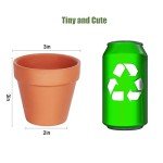 20-Pack 3-Inch Drainage Nursery Pots for Succulents