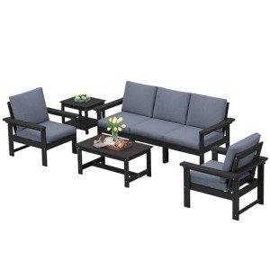 7-Piece Outdoor Patio Furniture Conversation Set