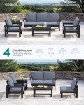 7-Piece Outdoor Patio Furniture Conversation Set