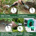 8-Piece Heavy-Duty Gardening Tools Set with Bag