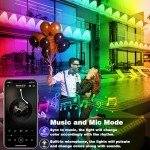 300FT Waterproof Smart RGB Outdoor String Lights
