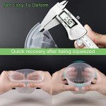 GREENPARA Transparent Garden Pots with Saucer Set