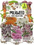 Milkweed Seed Pack Collection for Monarchs - 5 Varieties
