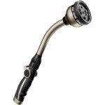 RESTMO Heavy Duty Metal Watering Wand with 10 Sprays