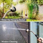 RESTMO Heavy Duty Metal Watering Wand with 10 Sprays