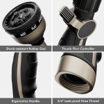 RESTMO Heavy Duty Metal Watering Wand with 10 Sprays