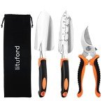 3-Piece Garden Tool Set with Non-Slip Grip
