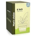 Multicolor 6 Inch Indoor Planter Pots - 5 Pack