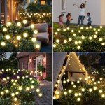 Solar Firefly Garden Lights - 4 Pack Decor