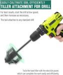 4-in-1 Garden Tiller and Weed Remover Tool