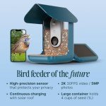 Bird Buddy Solar-Powered Smart Bird Feeder - Blue