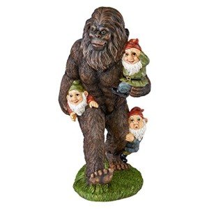 Bigfoot Yeti Garden Gnome Statue - 16 Inch