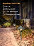 ZUCKEO 12-Pack LED Pathway Lights for Gardens