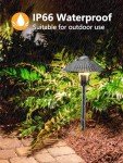 ZUCKEO 12-Pack LED Pathway Lights for Gardens