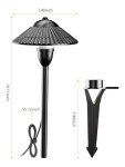 ZUCKEO 12-Pack LED Pathway Lights for Gardens