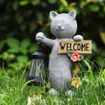 Solar Cat Garden Statues - Unique Gifts & Decorations