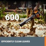WORX 12 Amp 3-in-1 Leaf Blower & Vacuum